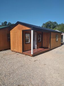 12x28 Corner Porch Cabin-image